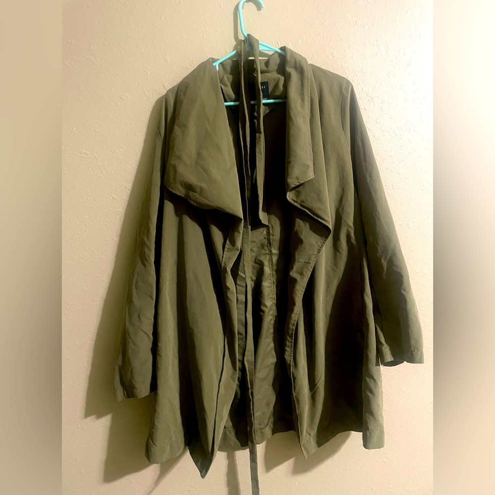 Olive green coat